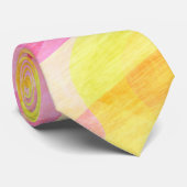 Levendig Golvend Abstract Patroon Stropdas (Opgerold)