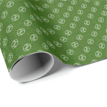 Levendig Green Field Football Wrapping Paper