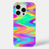 Levendig grillige golven iPhone-hoesje Case-Mate iPhone Case (Achterkant)