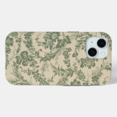 levendig groen bloemmotief Case-Mate iPhone case (Achterkant (horizontaal))