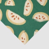 levendig groen guavefruitpatroon tissuepapier (Detail)