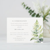 LEVENDIG GROENE AQUAREL VAREN LOGIES KAART (Staand voorkant)