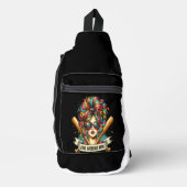 Levendig haar, felle houding koele honkbal mam sling bag (Voorkant)