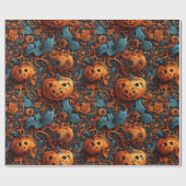 Levendig Halloween-thema Cadeaupapier (Vlak)