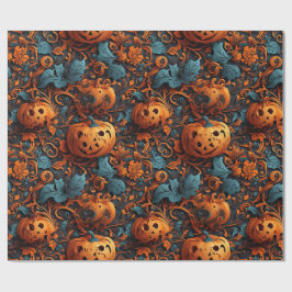Levendig Halloween-thema Cadeaupapier
