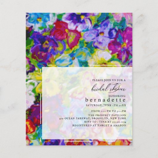 Levendig, handgeschilderd Vrijgezellenfeest (Voorkant)