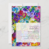 Levendig, handgeschilderd Vrijgezellenfeest Kaart (Voorkant)