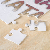 Levendig Happy Birthday Hakuna Matata Design Legpuzzel (Zijkant)