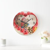 Levendig hart chocolade opslaan Datum Grote Klok (Huis)