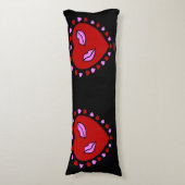 Levendig hart Kisses body Pillow Lichaamskussen (Voorkant Verticaal)