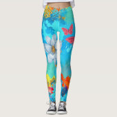 Levendig hart van de Natuur Leggings (Voorkant)