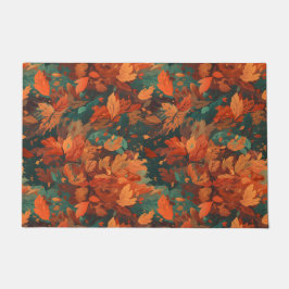 Levendig Herfstbladpatroon – Gezellige Herfst Deurmat