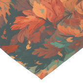 Levendig Herfstbladpatroon – Gezellige Herfst Korte Tafelloper (Hoek)