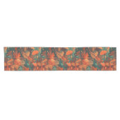 Levendig Herfstbladpatroon – Gezellige Herfst Korte Tafelloper (Horizontaal)