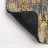 Levendig herfstbos Mousepad Muismat (Hoek)