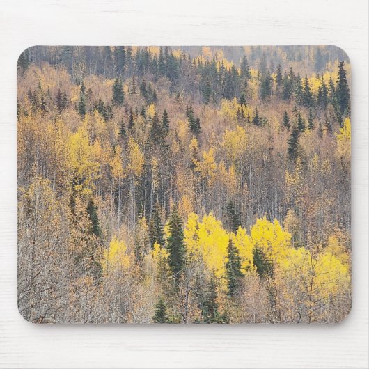 Levendig herfstbos Mousepad Muismat (Voorkant)