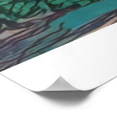 Levendig herfstbos - Poster (Hoek)