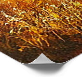 Levendig herfstlandschap met bomen poster (Hoek)