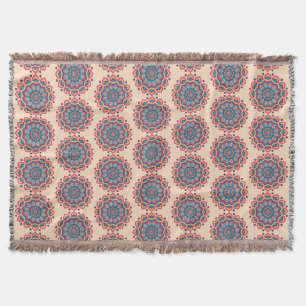 Levendig Hexcolor Mandala Deken