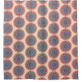 Levendig Hexcolor Mandala Douchegordijn (Voorkant)