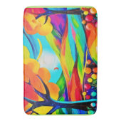 Levendig Hillside Harmony schilderij Badmat (Voorkant Verticaal)