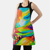 Levendig Hillside Harmony schilderij Schort (Insitu)