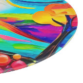 Levendig Hillside Harmony schilderij Snijplank (Hoek)