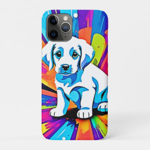 Levendig hondenkunstwerk Case-Mate iPhone case
