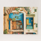 Levendig Huis Plant Illustratie Legpuzzel (Horizontaal)