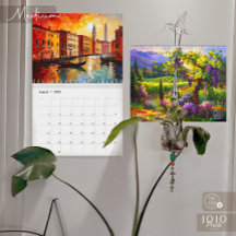 Levendig Impasto Kunstkalender 2026