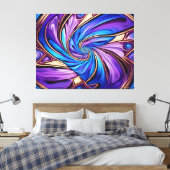 levendig in spiraal gewikkeld canvas (Insitu (Slaapkamer))