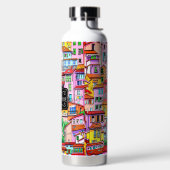 Levendig Italiaans dorp Waterfles (Links)