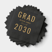 Levendig Jaar Modern Graduation Party Folie Servet (Insitu (Gestapeld))