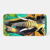 Levendig Jungle Olifant Scene Ontwerp Case-Mate iPhone Case (Achterkant (horizontaal))