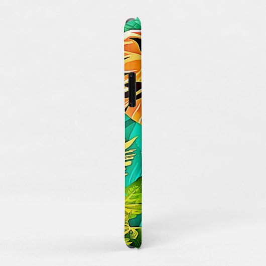 Levendig Jungle Olifant Scene Ontwerp Case-Mate iPhone Case (Achterkant/rechts)