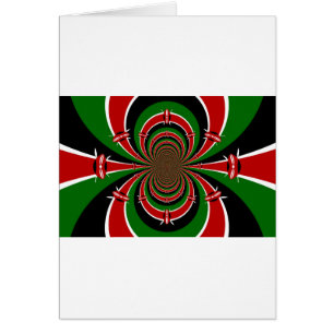 Levendig Kenia Visie: Gespiegelde Keniaanse Vlag K