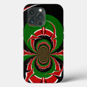 Levendig Keniaans vlagpatroon: een krachtige kunst Case-Mate iPhone Case (Achterkant)