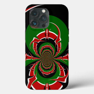 Levendig Keniaans vlagpatroon: een krachtige kunst Case-Mate iPhone Case