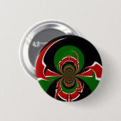 Levendig Keniaans vlagpatroon: een krachtige kunst Ronde Button 5,7 Cm (Voorkant /achterkant)