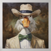 Levendig Kent Duck Poster - Natuur geïnspireerd ku (Voorkant)