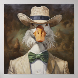 Levendig Kent Duck Poster - Natuur geïnspireerd ku