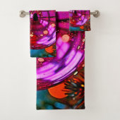 Levendig Kerst Ornament Schitterend Ontwerp Bad Handdoek (Insitu)