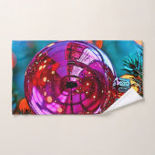 Levendig Kerst Ornament Schitterend Ontwerp Bad Handdoek (Handdoek)