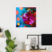 Levendig Kerst Ornament Schitterend Ontwerp Poster (Thuiskantoor)