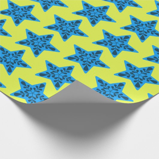 Levendig kerstinpakpapier cadeaupapier (Hoek)