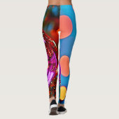 Levendig Kerstornament Schitterend Ontwerp Leggings (Achterkant)