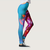 Levendig Kerstornament Schitterend Ontwerp Leggings (Rechts)