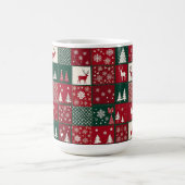 Levendig Kerstpatroon Koffiemok (Center)