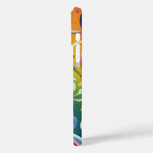 Levendig kleurenontwerp Case-Mate iPhone case (Achterkant / Links)