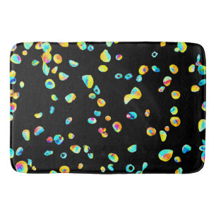 Levendig kleurenpatroon badmat